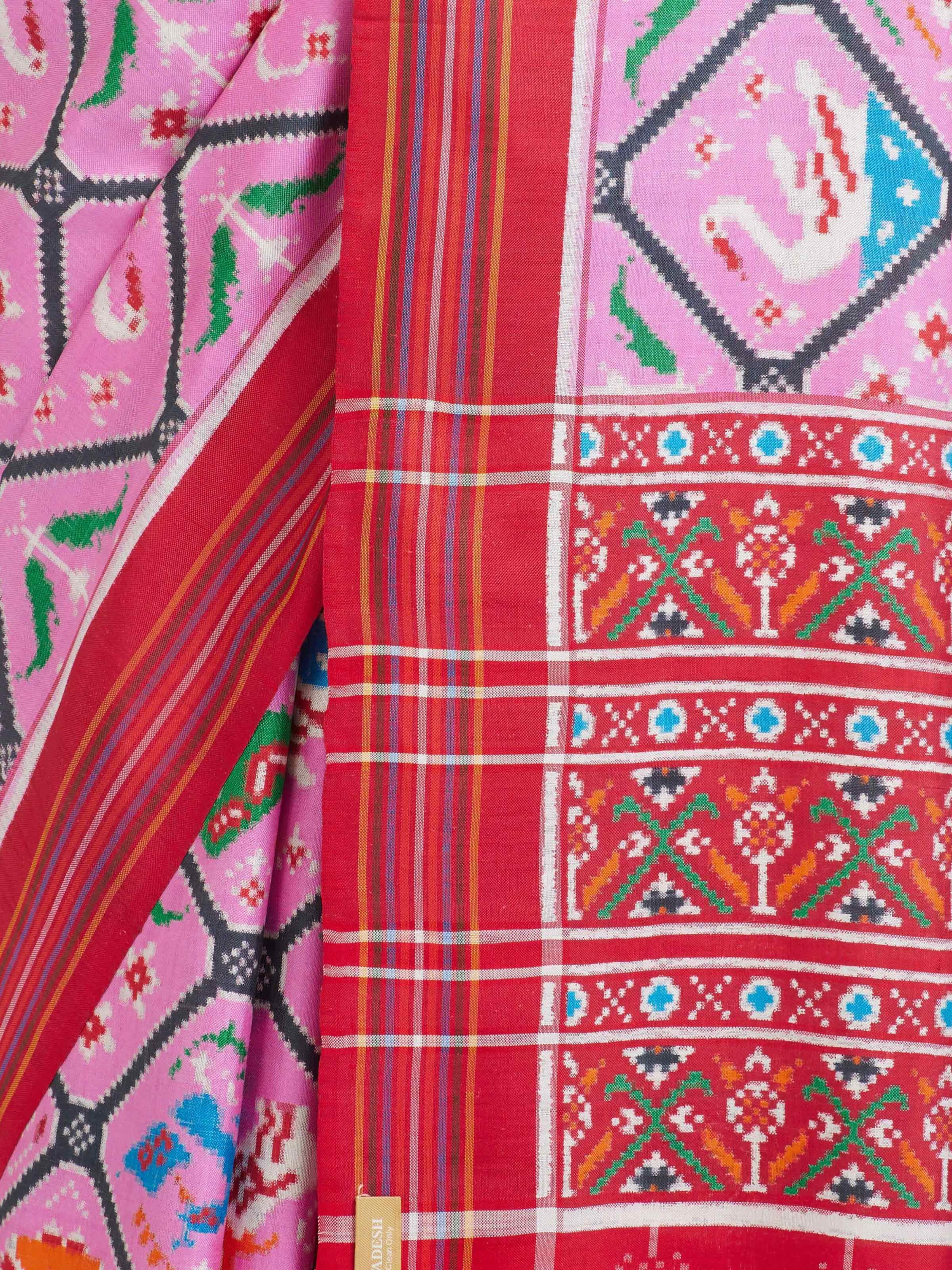 Silk Patan Patola Double Ikat Saree