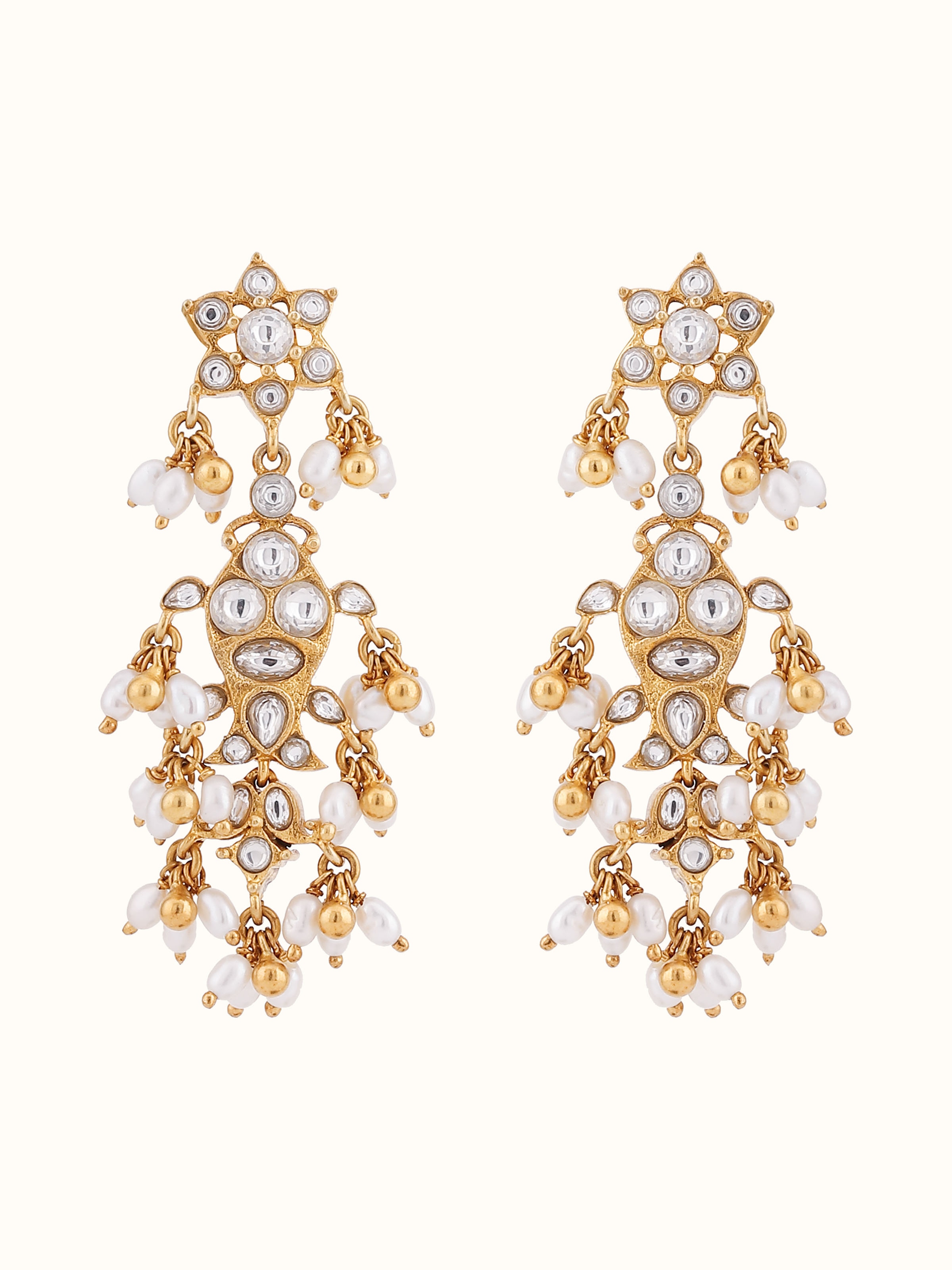 Guttapusalu Silver Drop Earrings