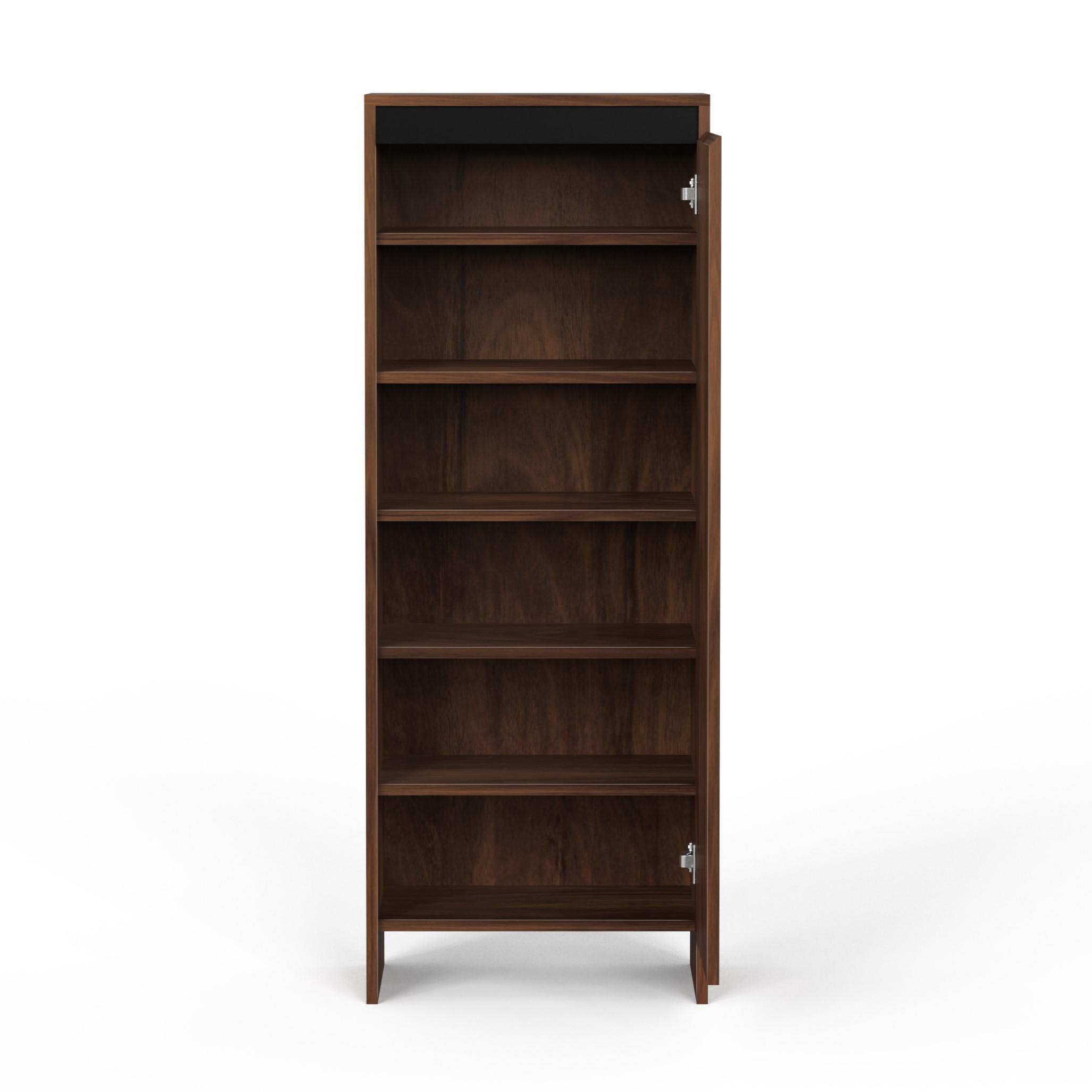 Mavis Engineered Wood Shoe Rack In Brown Maple Finish