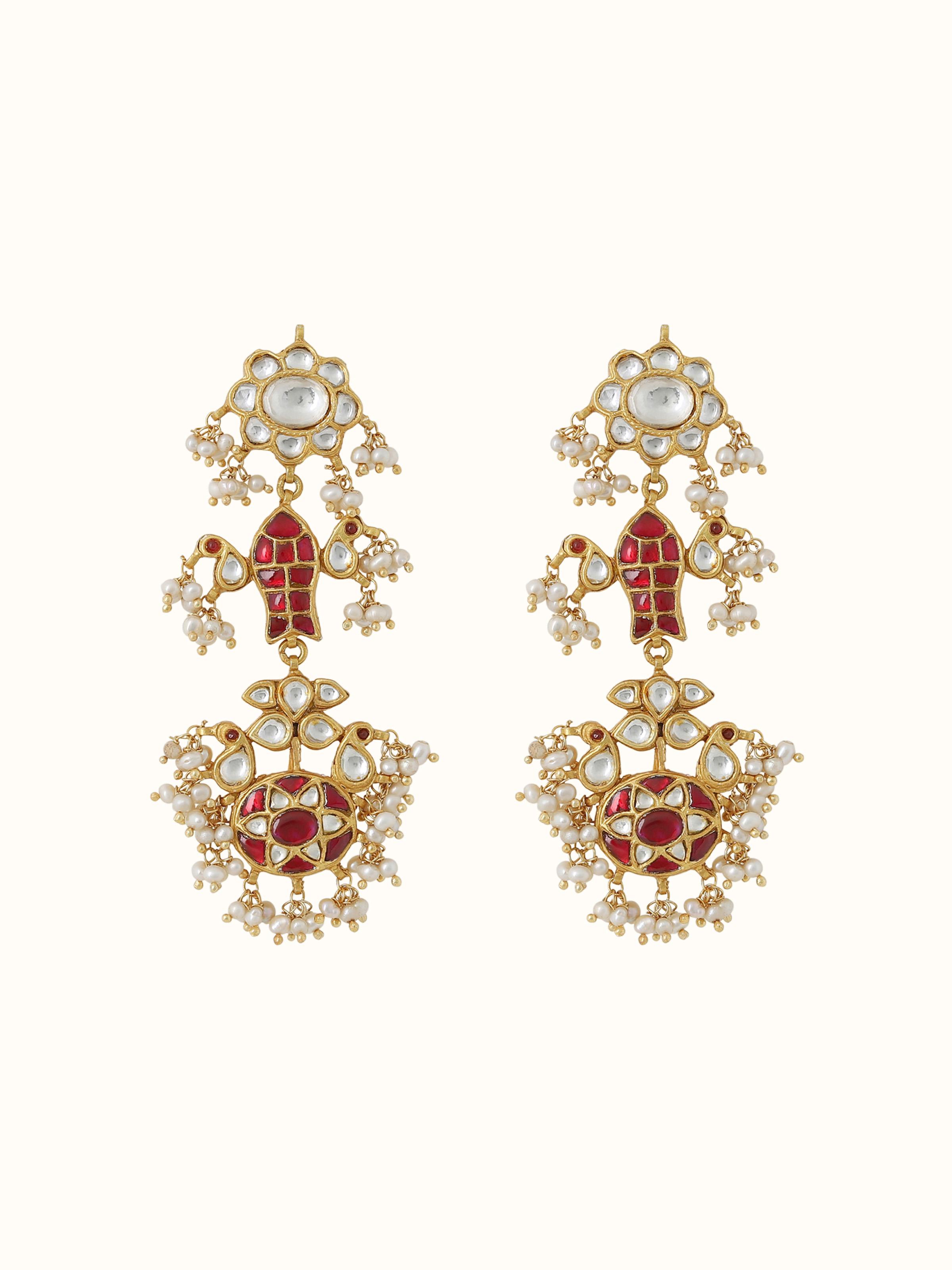 Silver Smithing Drops Earrings