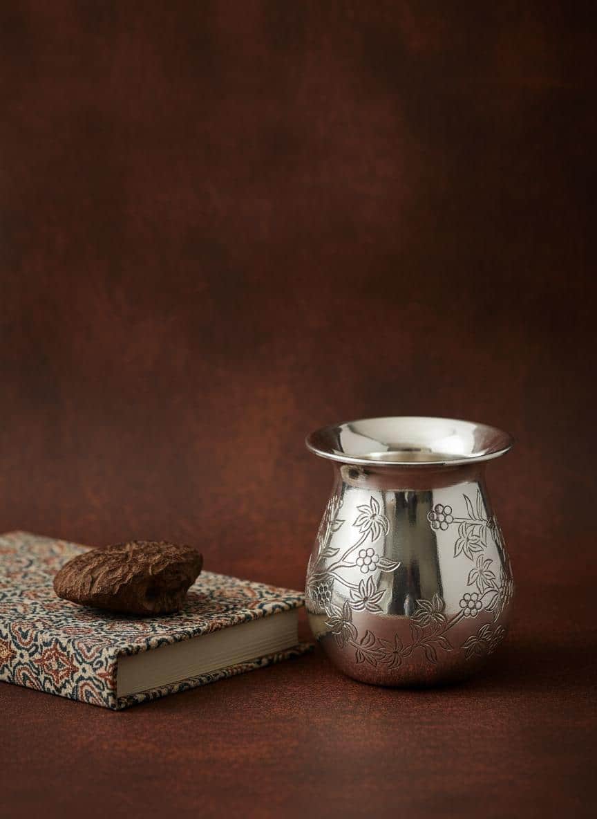 Silver Basant Pooja Kalash