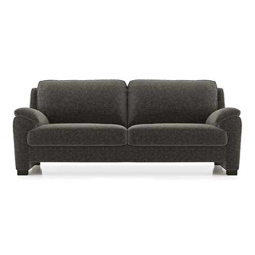 Farina Premium 3 Seater Fabric Sofa in Smoke Grey Colour