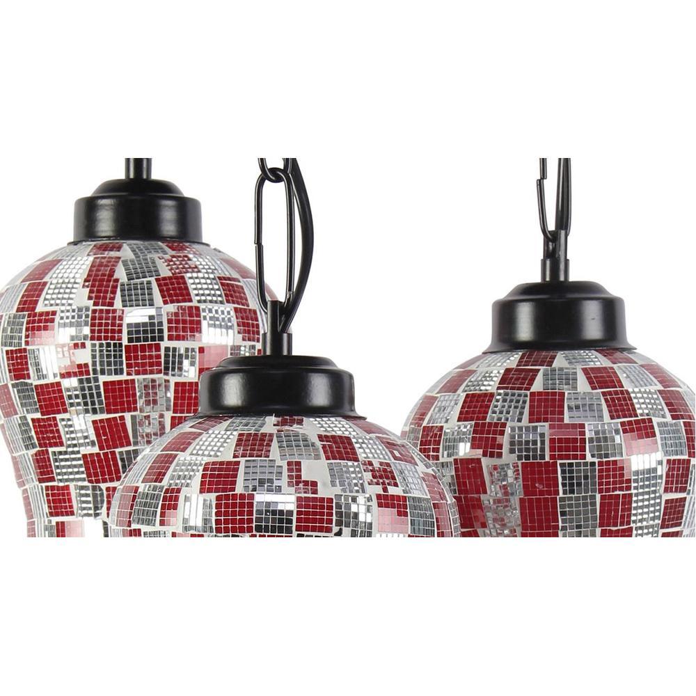 Corey Multicolour Glass Cluster Hanging Light