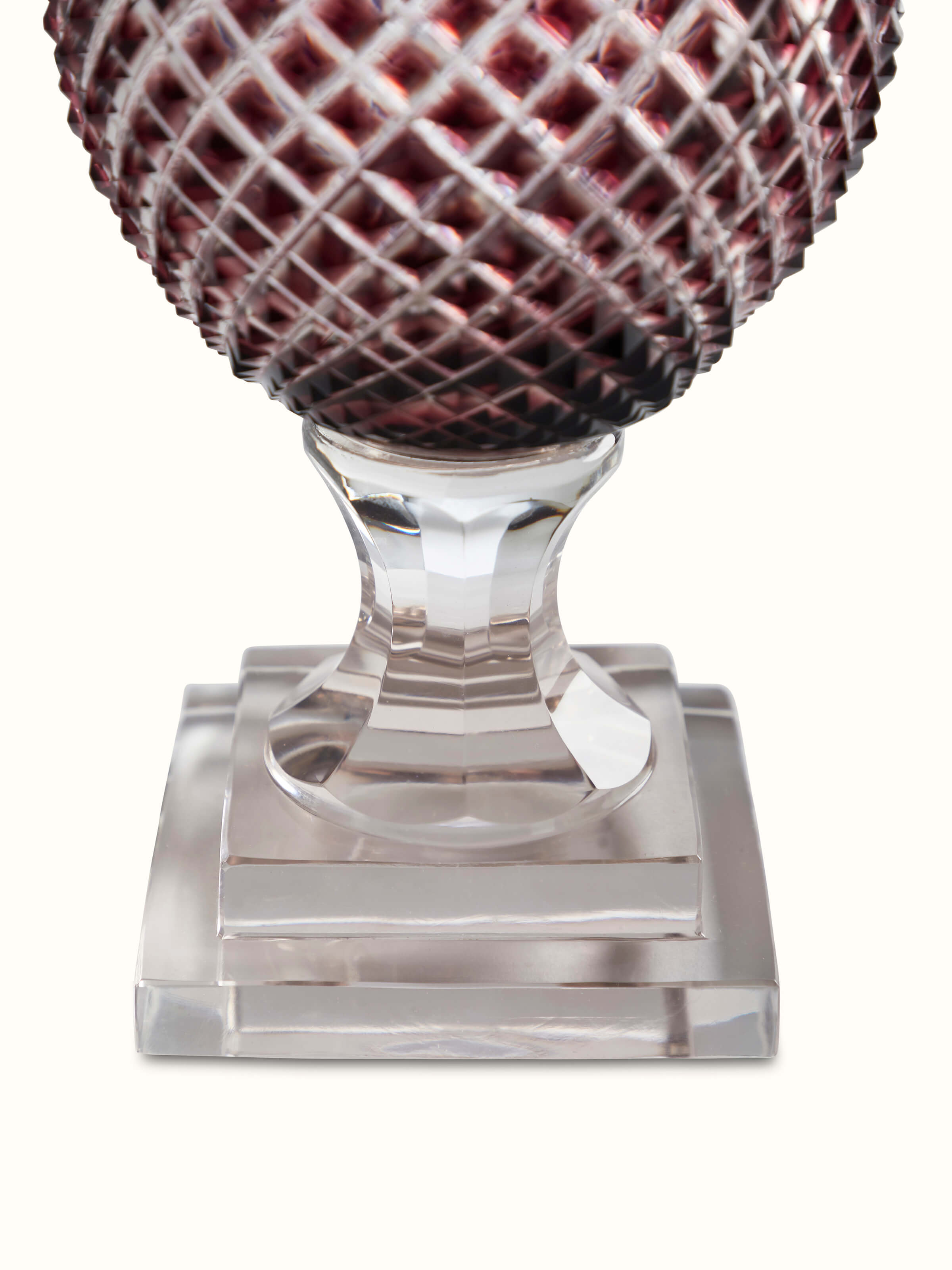 Small Glass Crystal Table Vase