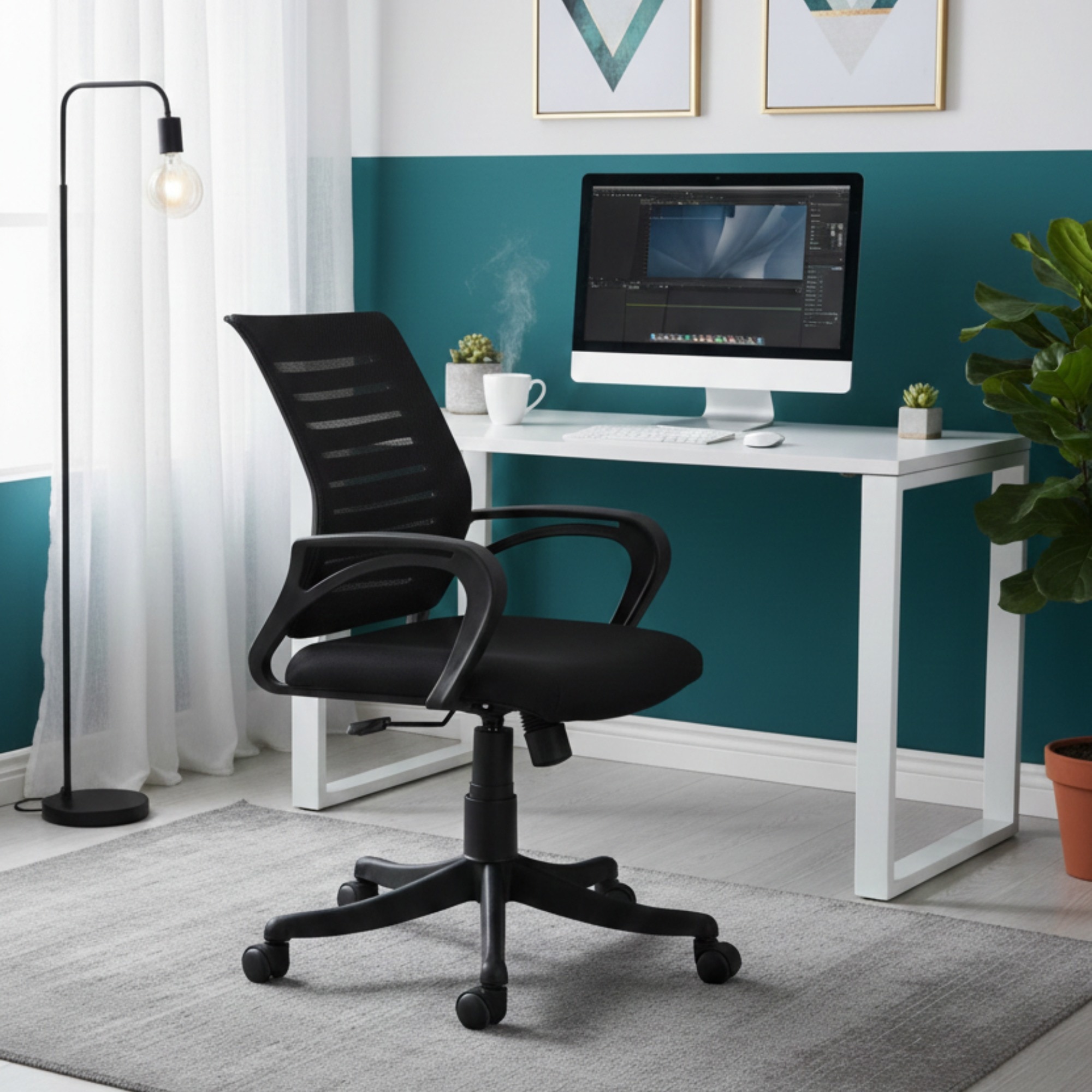 Adiko Superb Mesh Chair In Black - Adiko Systems