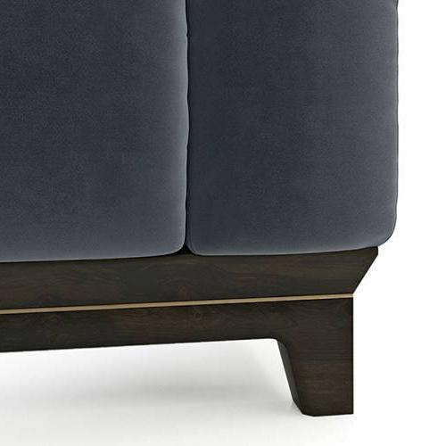 Taarkashi 3 Seater Fabric Sofa (Marengo Grey Velvet)