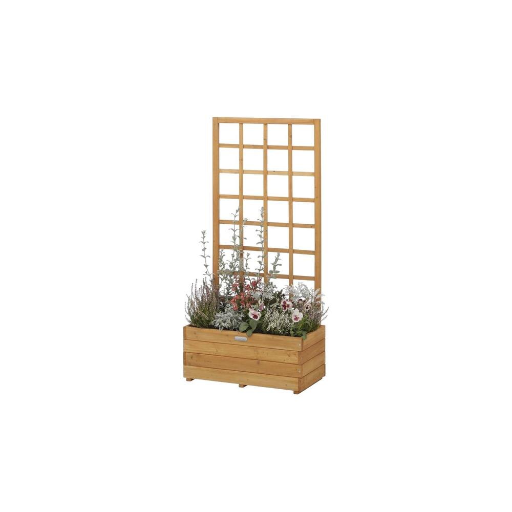 Wood Deco Rectangular Planter 60cm