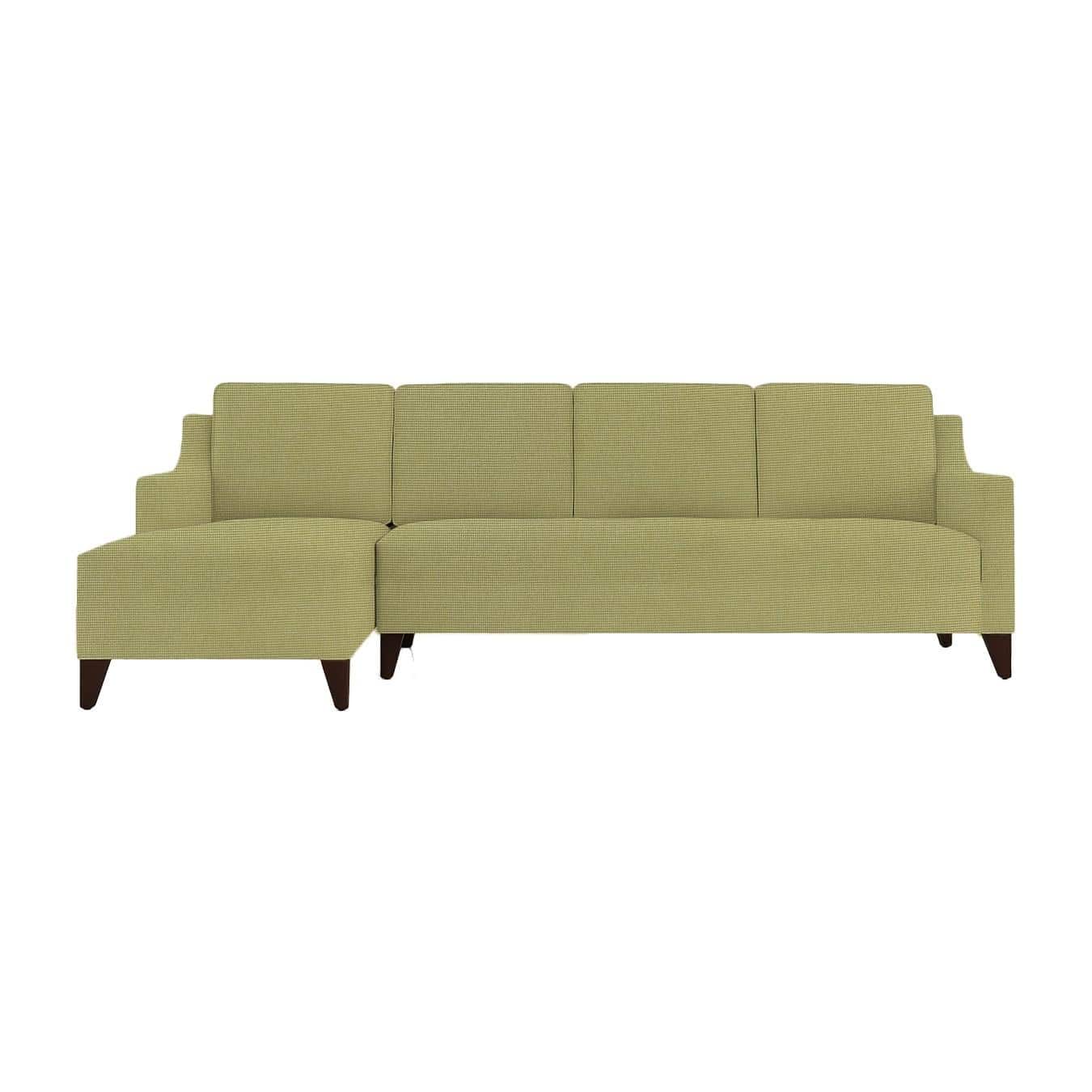 Left Aligned 3 Seater Left Aligned Chaise Lime Green Sofa Cover