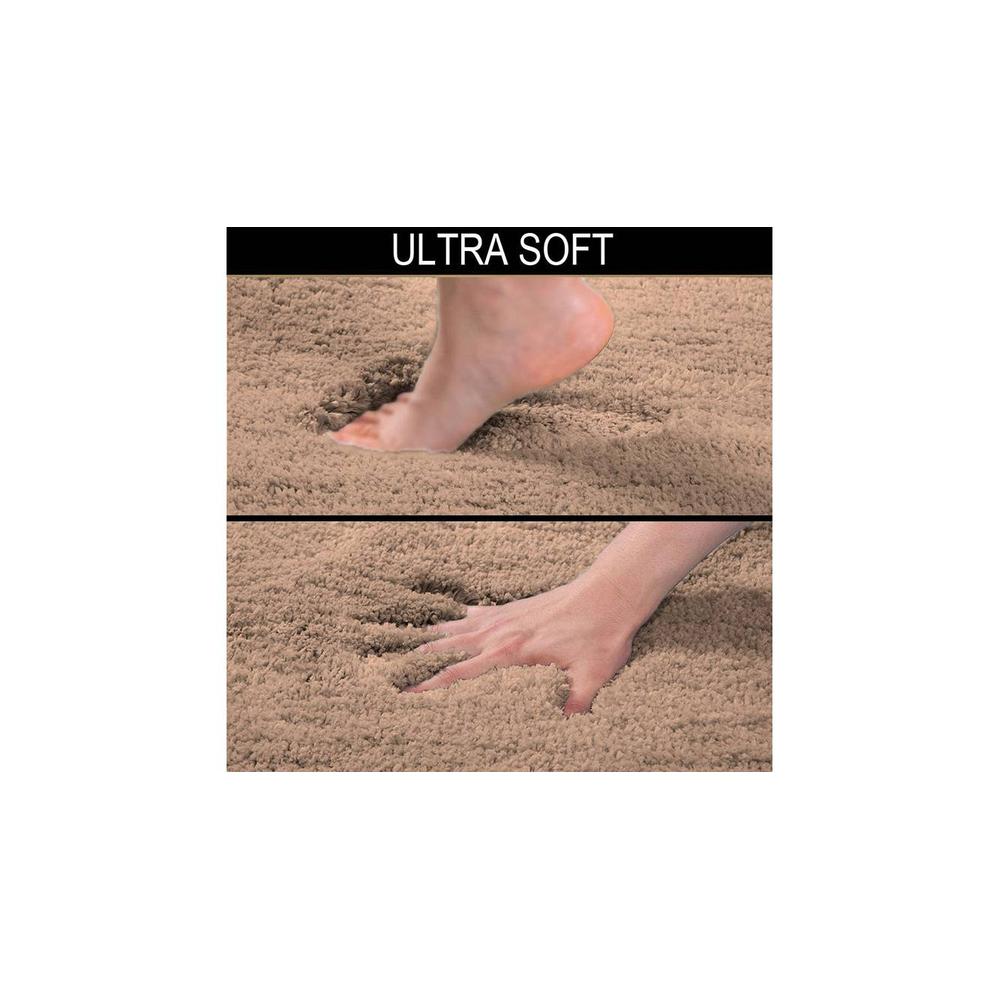 Bathmat 2500 GSM Microfiber Anti Skid Slip Water Absorbent Machine Washable and Quick Dry Vages Mats for Bathroom, Kitchen, Entrance