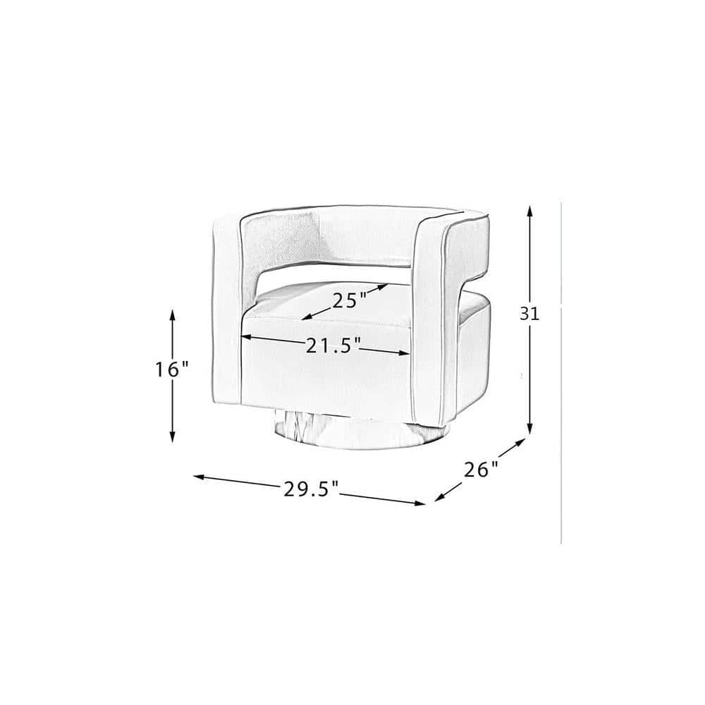 Alson Accent Chair in Red Colour