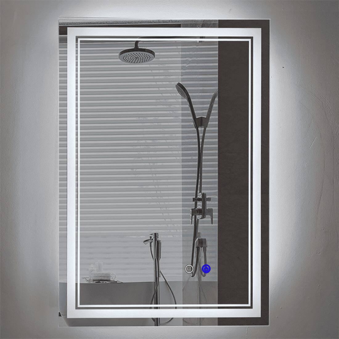Rectangle  Vanity Mirror with Lights Modern LED Mirror