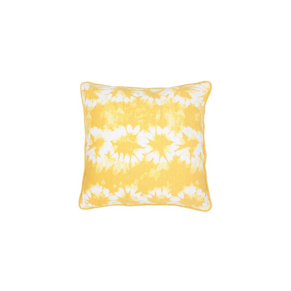 Maiku Yellow Cotton Cushion Cover