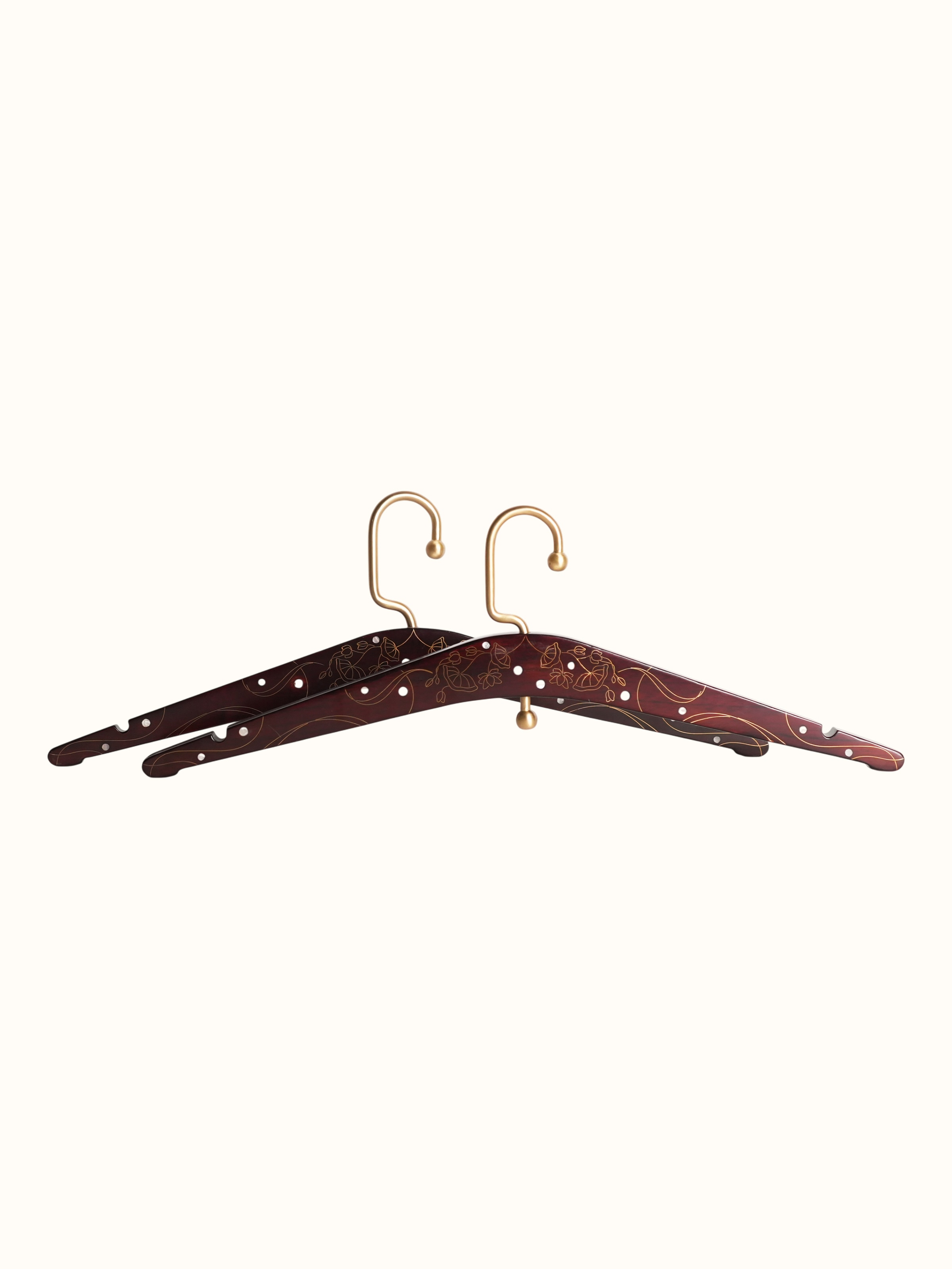 Kamal Tarkashi Teak Wood Hanger