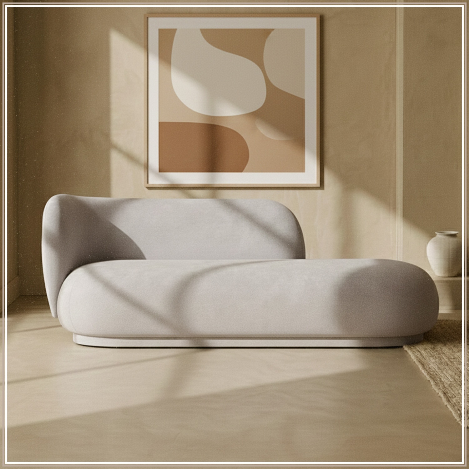 Eliteelegance Wood 2 Seater With Upholstery Non Storage Sofa In Grey Colour - Nestroots