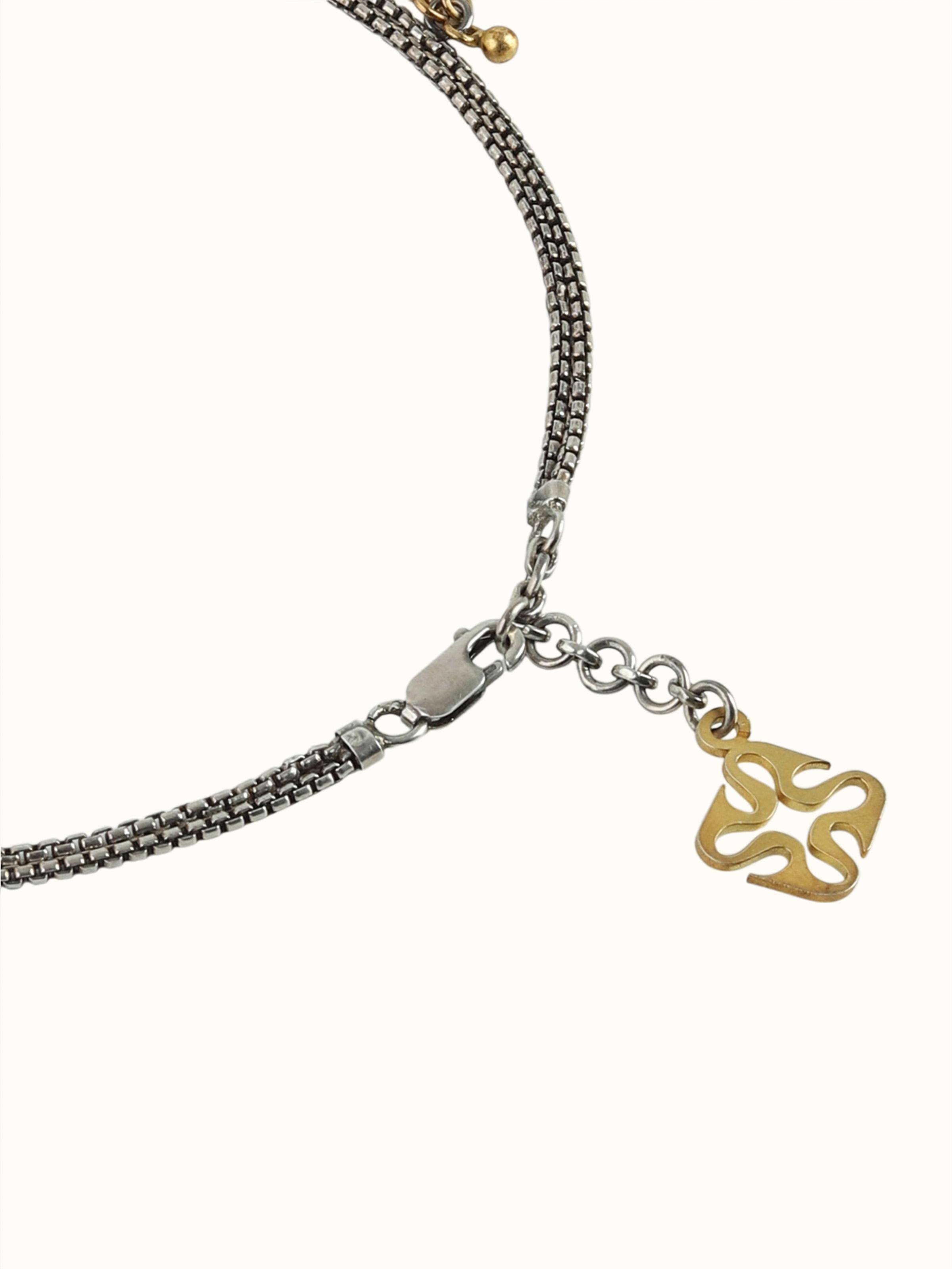 Bidri Silver Collar Necklace