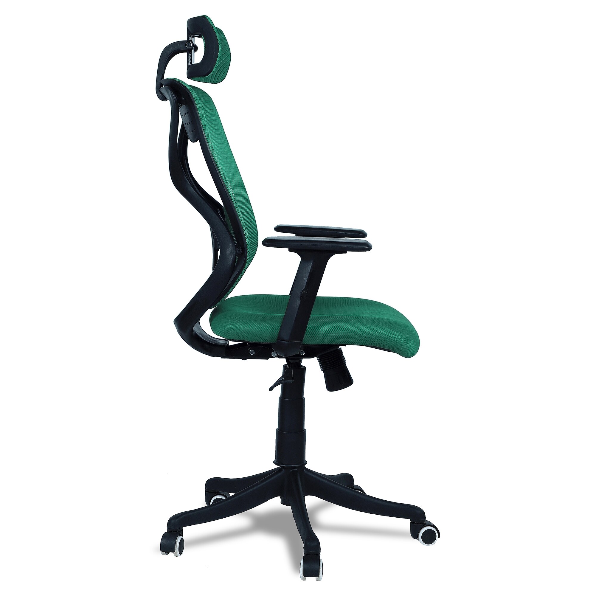 Zeeazyana High Back Ergonomic Chair in Dark Green Colour