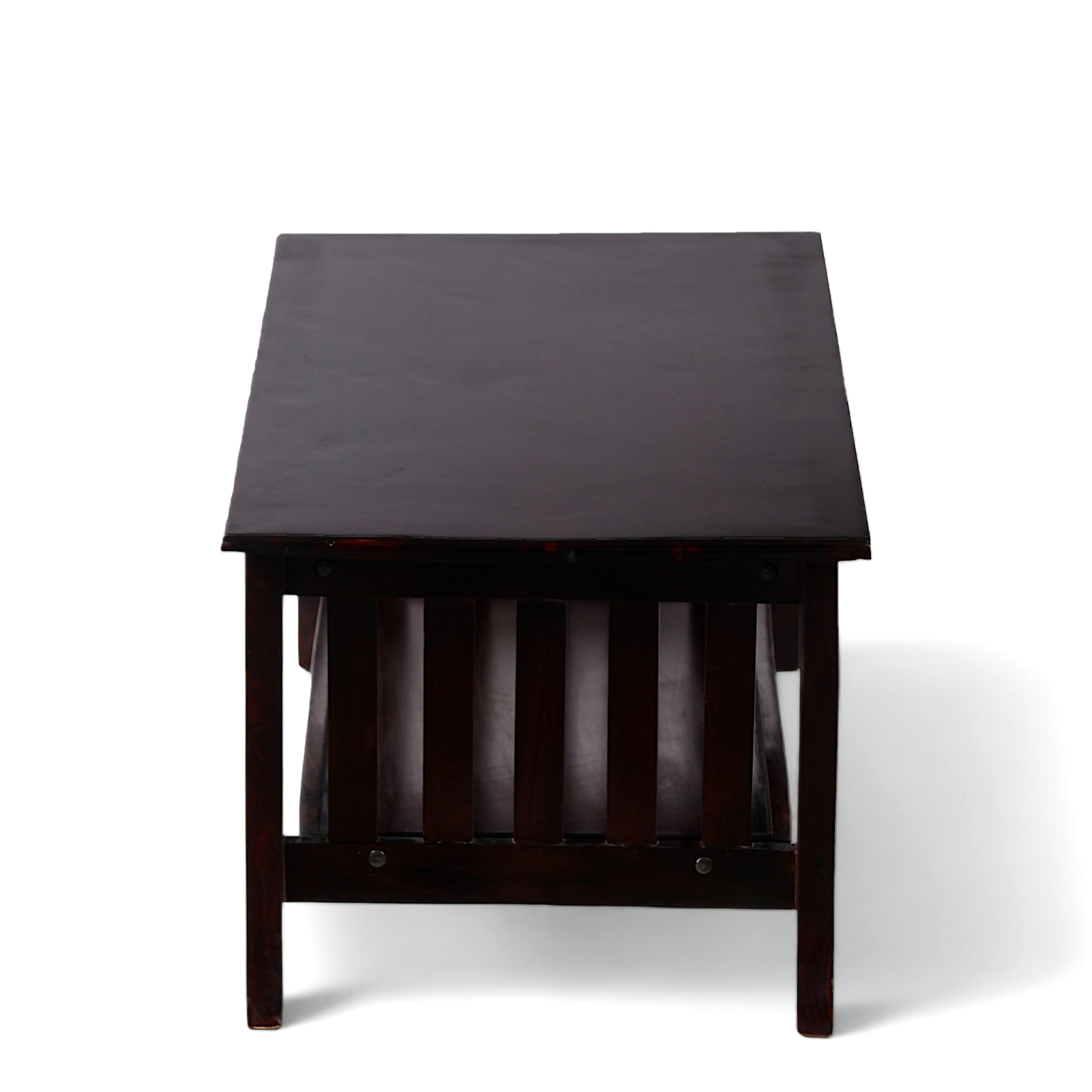 Blairs Sheesham Wood Coffee Table In Dark Walnut Finish