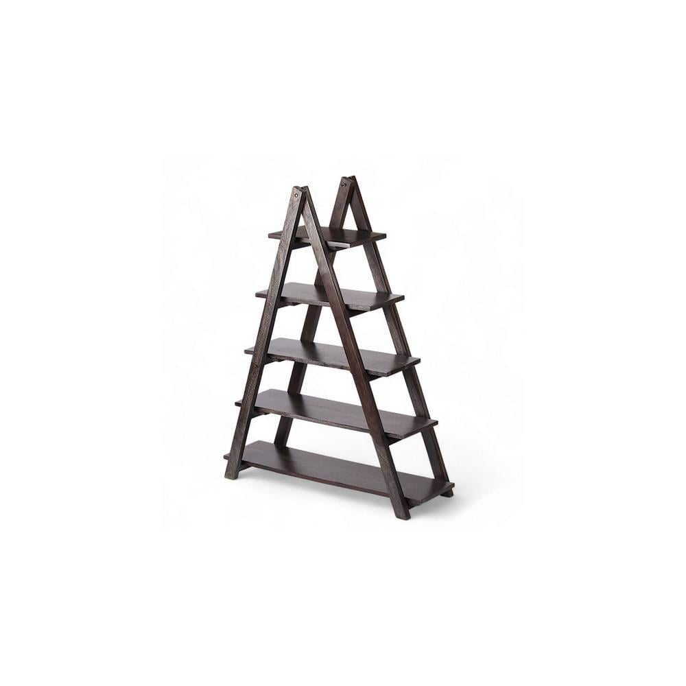 Kassel Sheesham Wood Book Shelf in Mahogany Finish