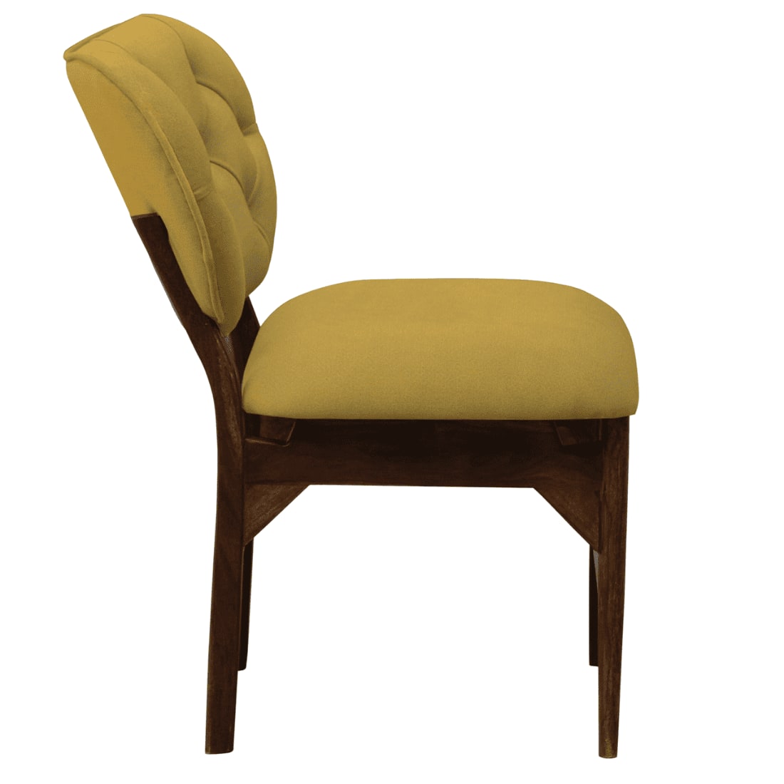 Twilight Yellow Fabric Accent Chair
