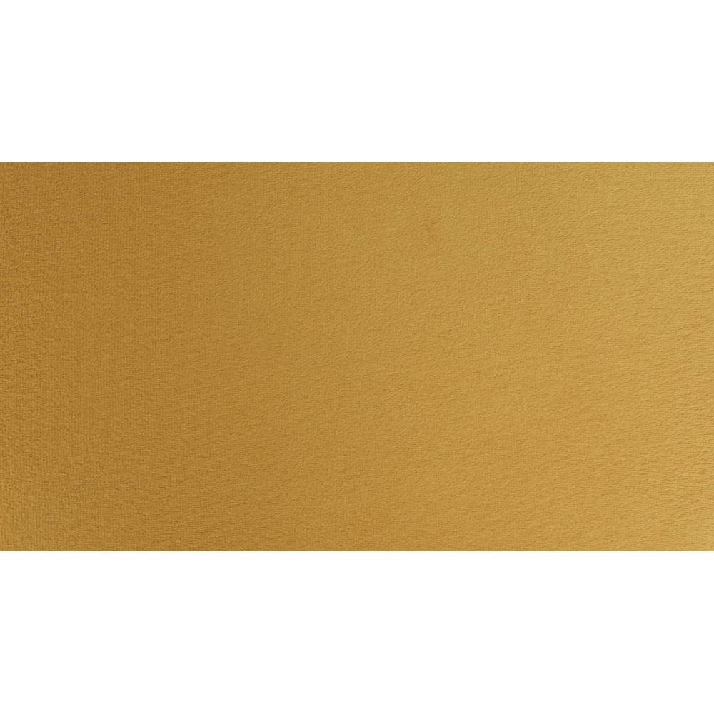Freya Solid Wood  Ottomon in  Yellow Colour