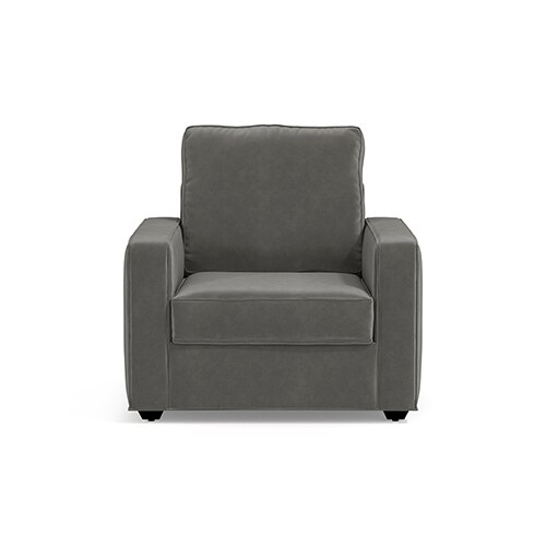 Apollo Sofa Set (Colour : Ash Grey Velvet, Cushion : Soft, Back Type : High Back, Seater : 3+2+1)