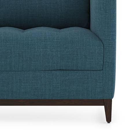 Florence Compact Sofa Set (Colour : Colonial Blue , Seater : 3+1+1)