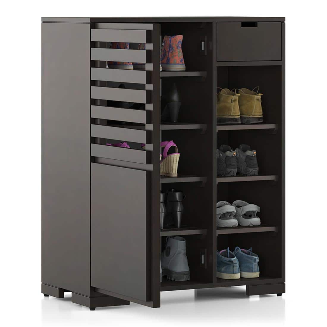 Madden Shoe Cabinet Finish American Walnut