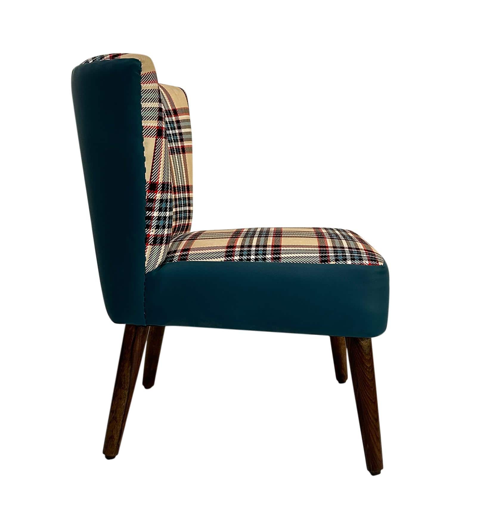 Tiara Block Green Accent Chair