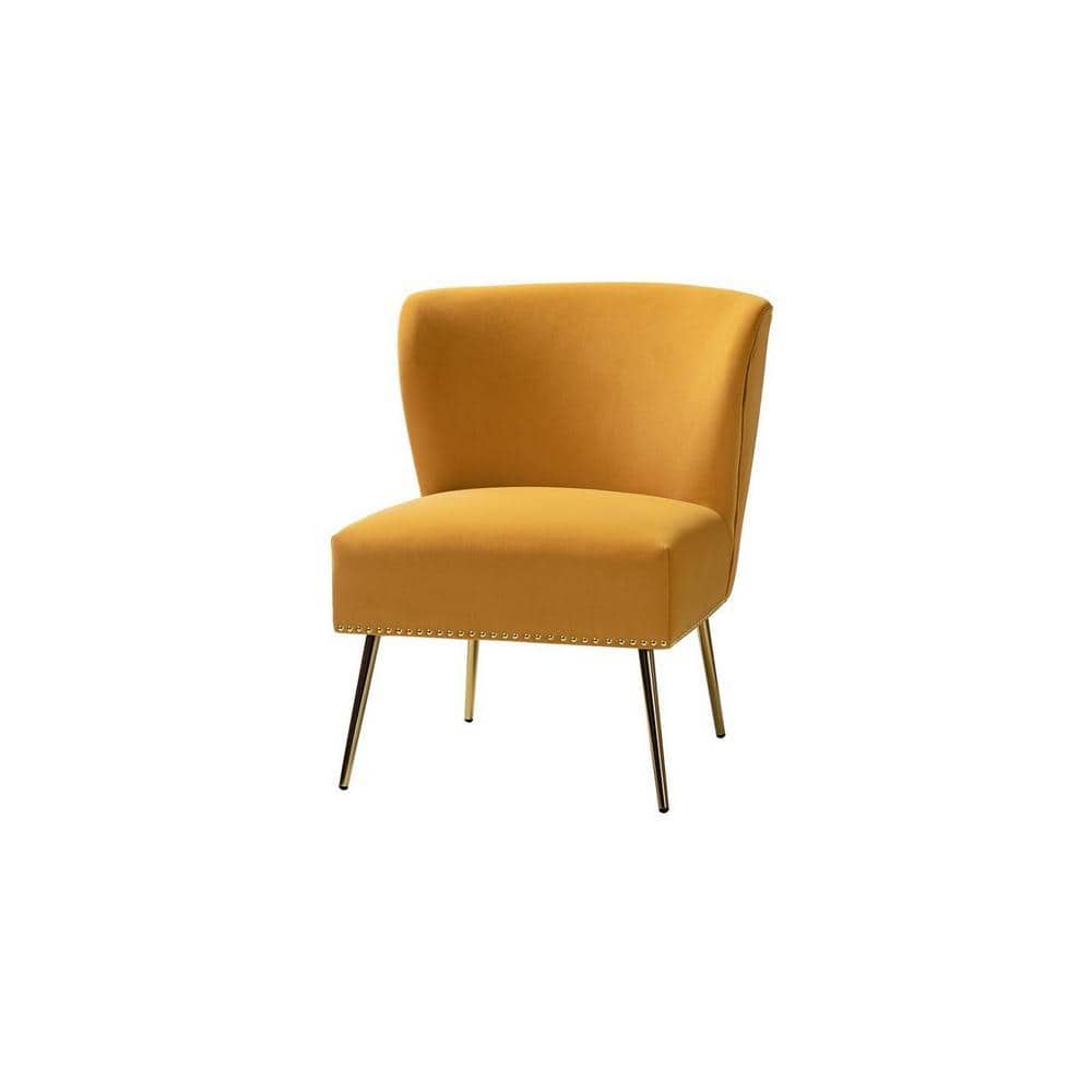 Rabel Accent Chair in Yellow Colour
