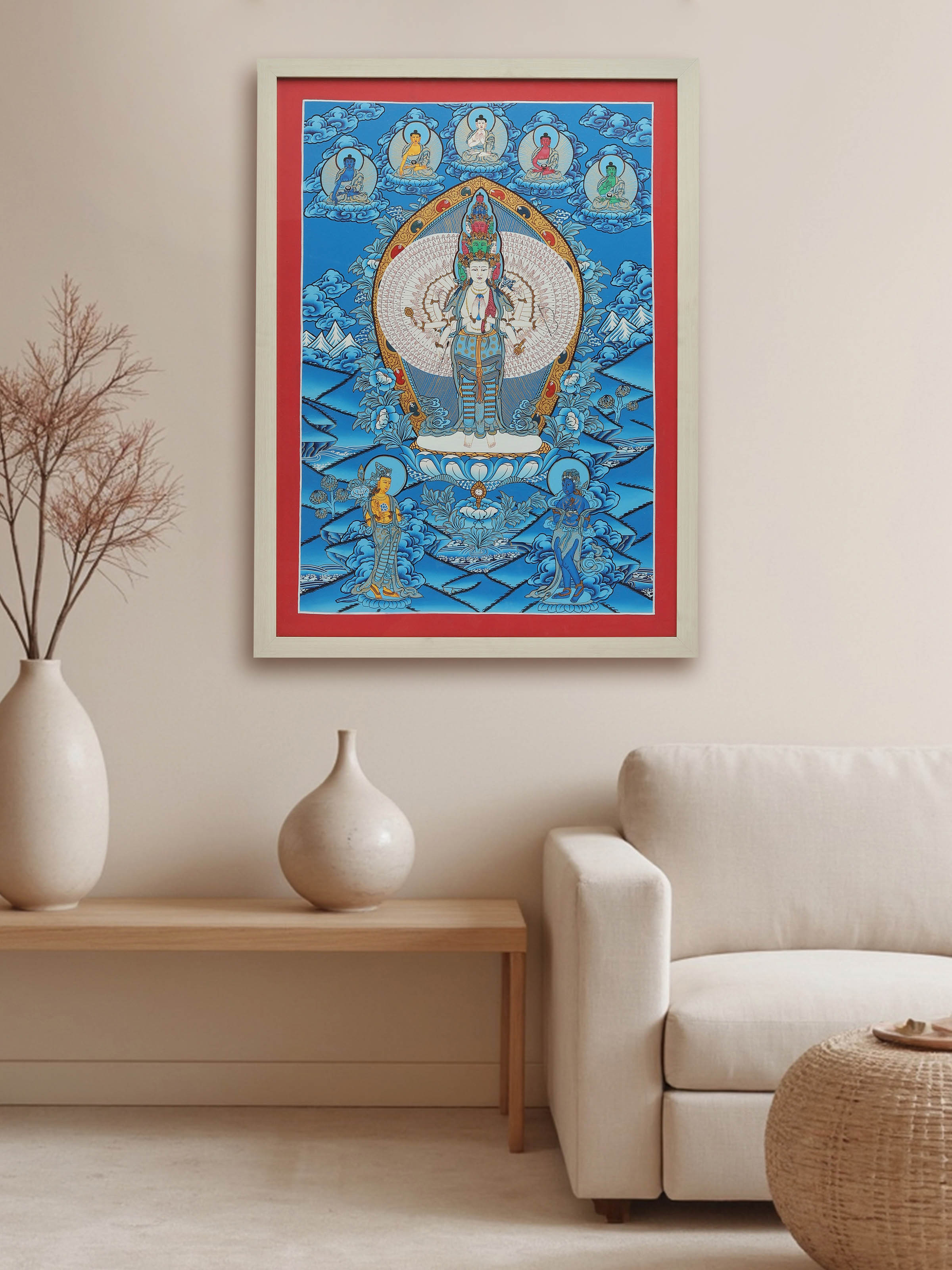 Serene Thangka Painting