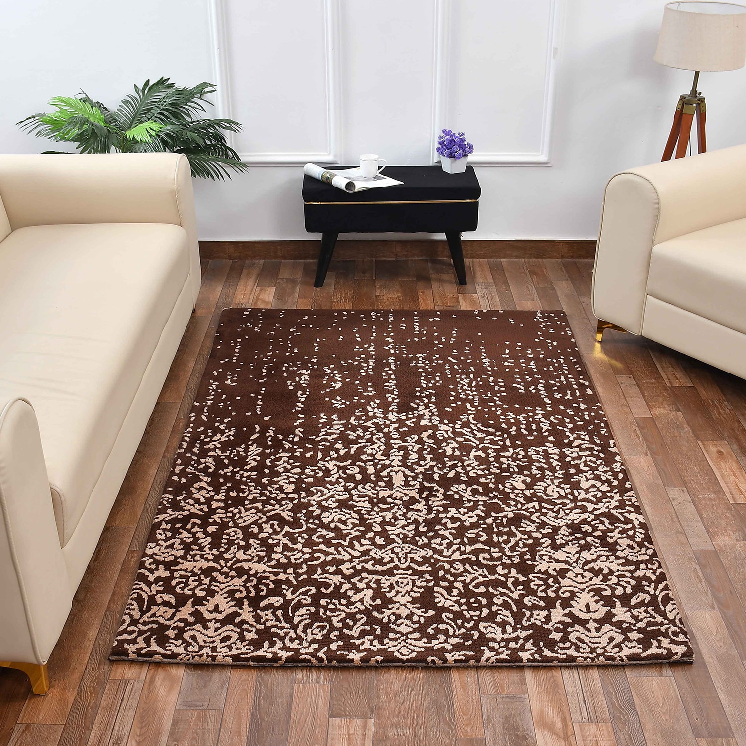 Multicolor Abstract Machine Made Polyester 2 X 5 Feet Carpet - Presto