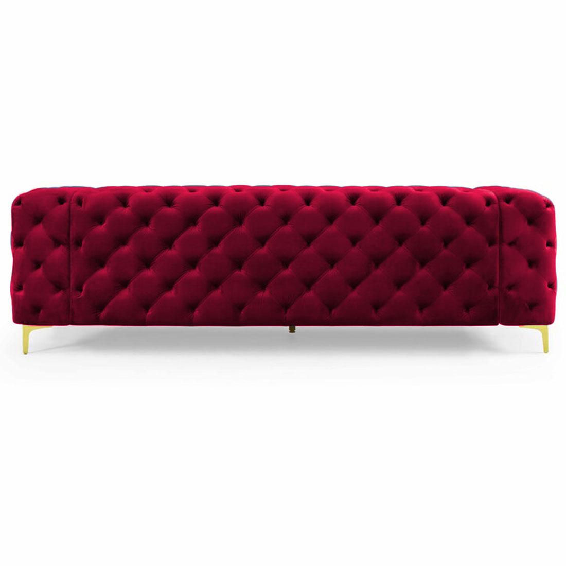 Cherish Fabric Sofa - Maroon