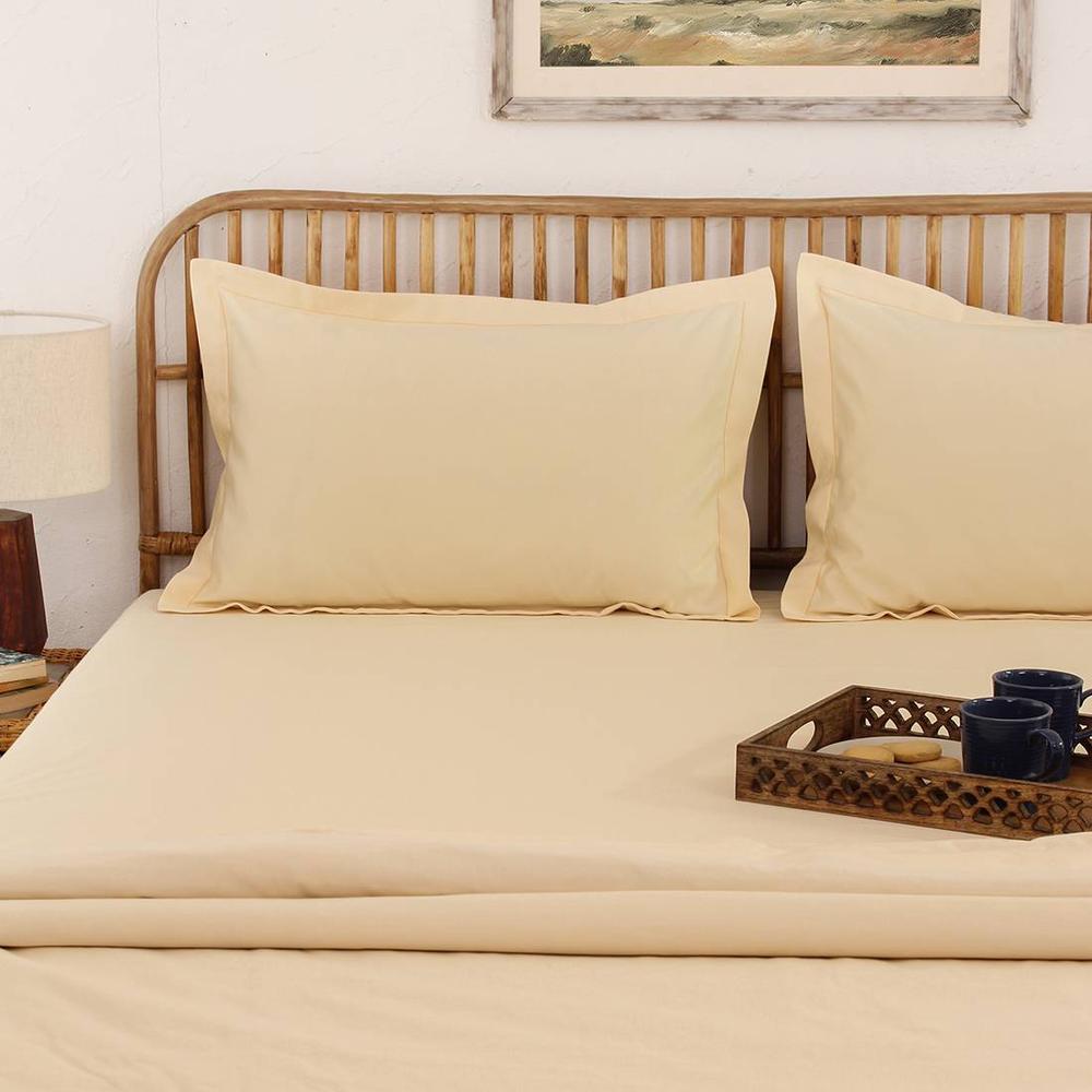 Ginger Cotton Bedsheet Set