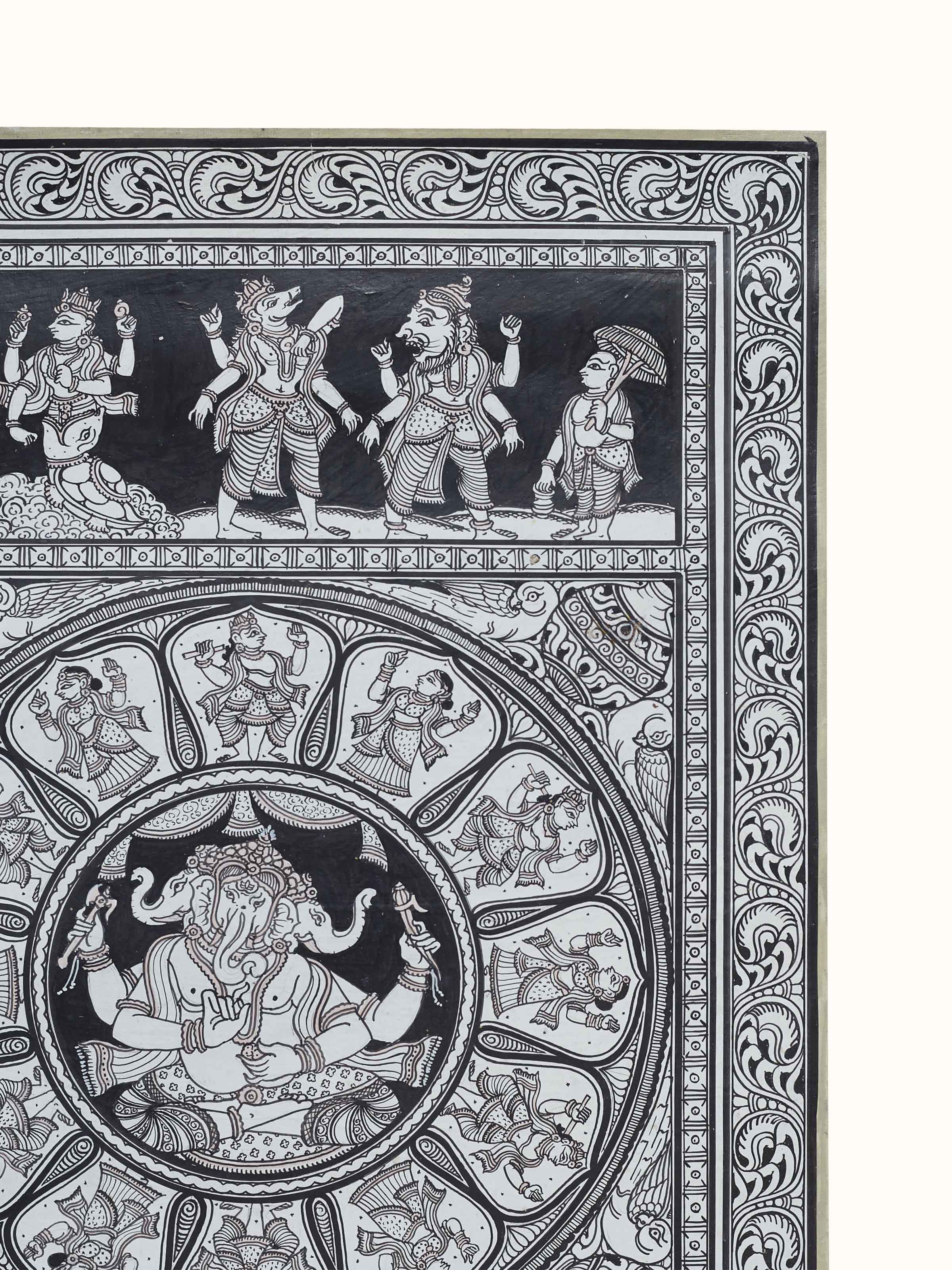 Ganesha Pattachitra Painting
