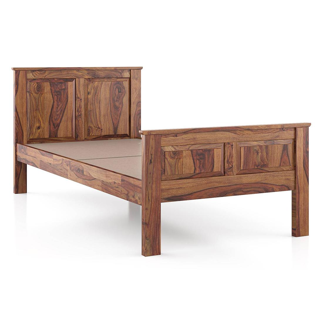 Lipe Non Storage Single Bed In Teak Finish