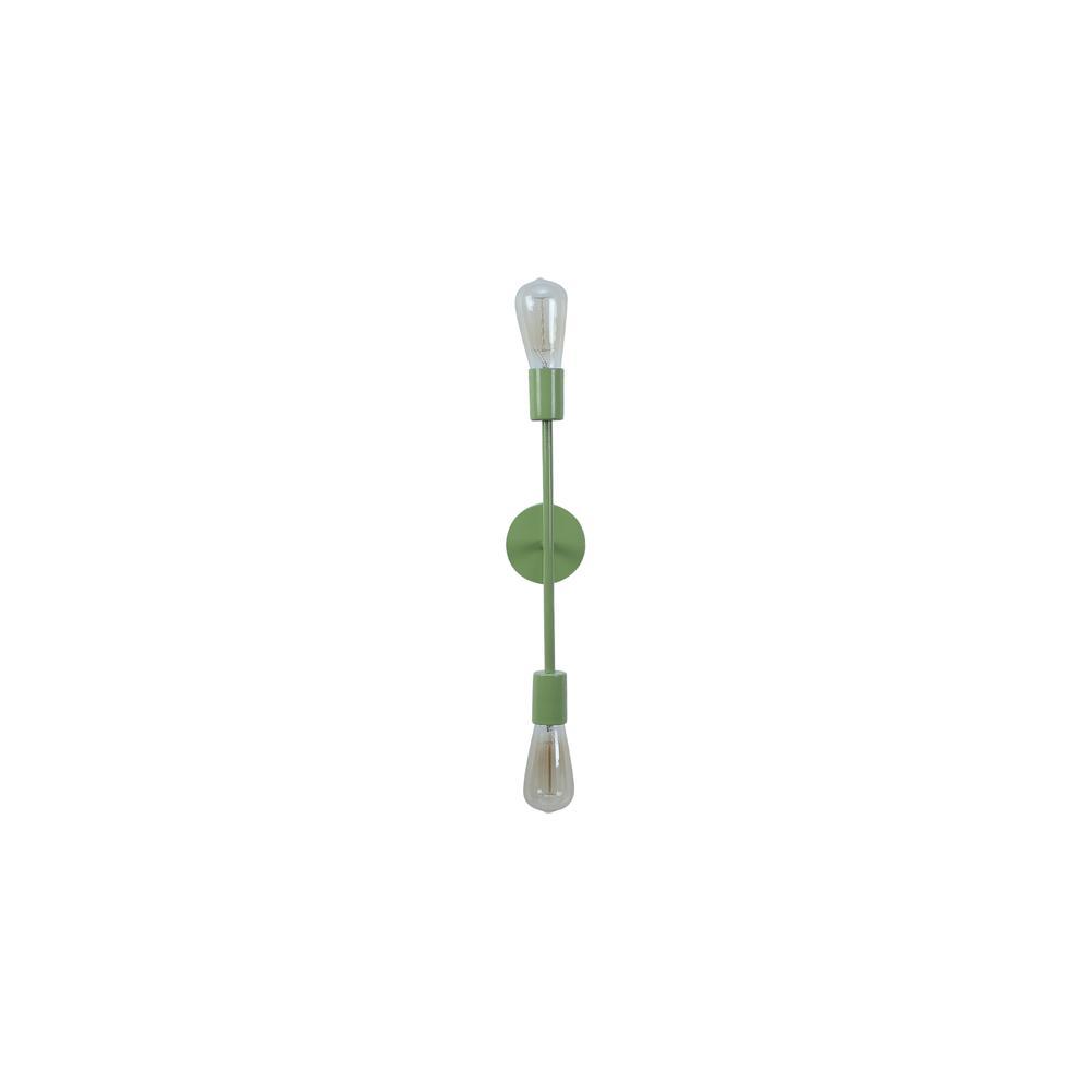 Filo Green Metal Wall Light