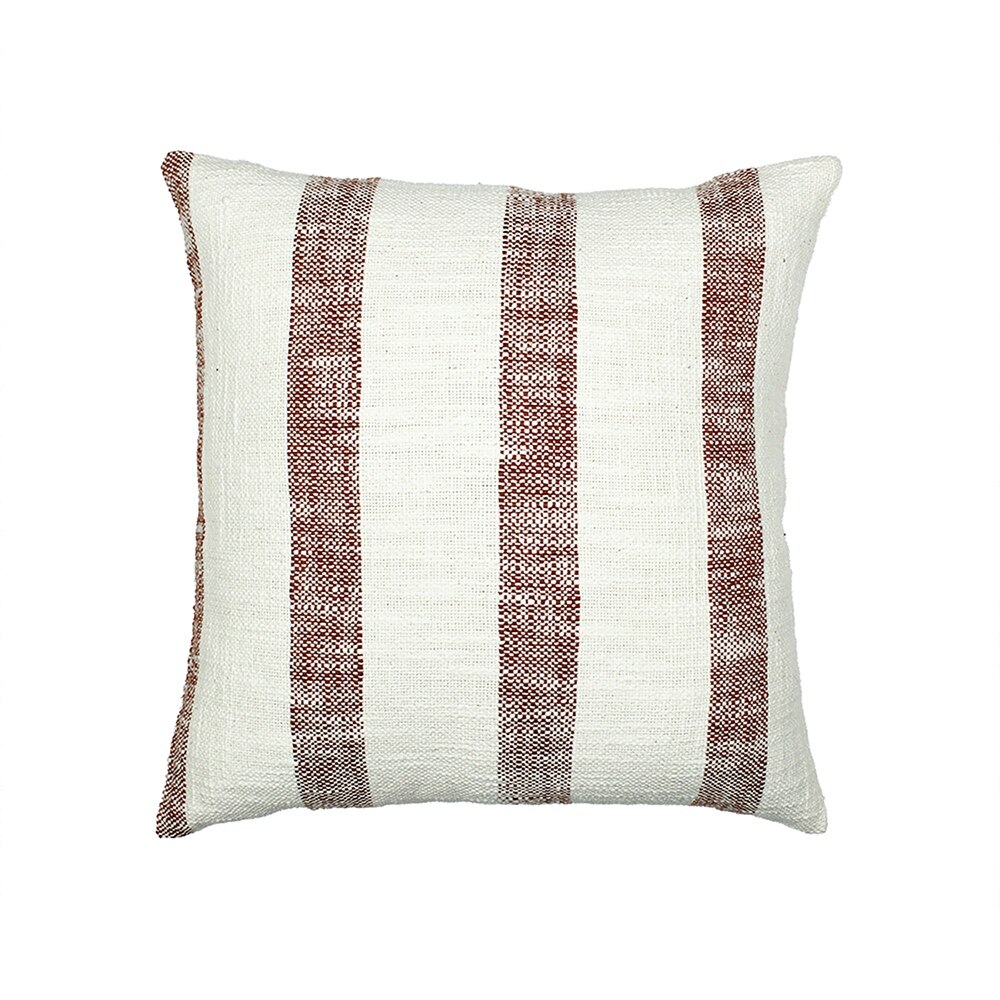 Block Set Of 2 Cushion Cover With Red Colour