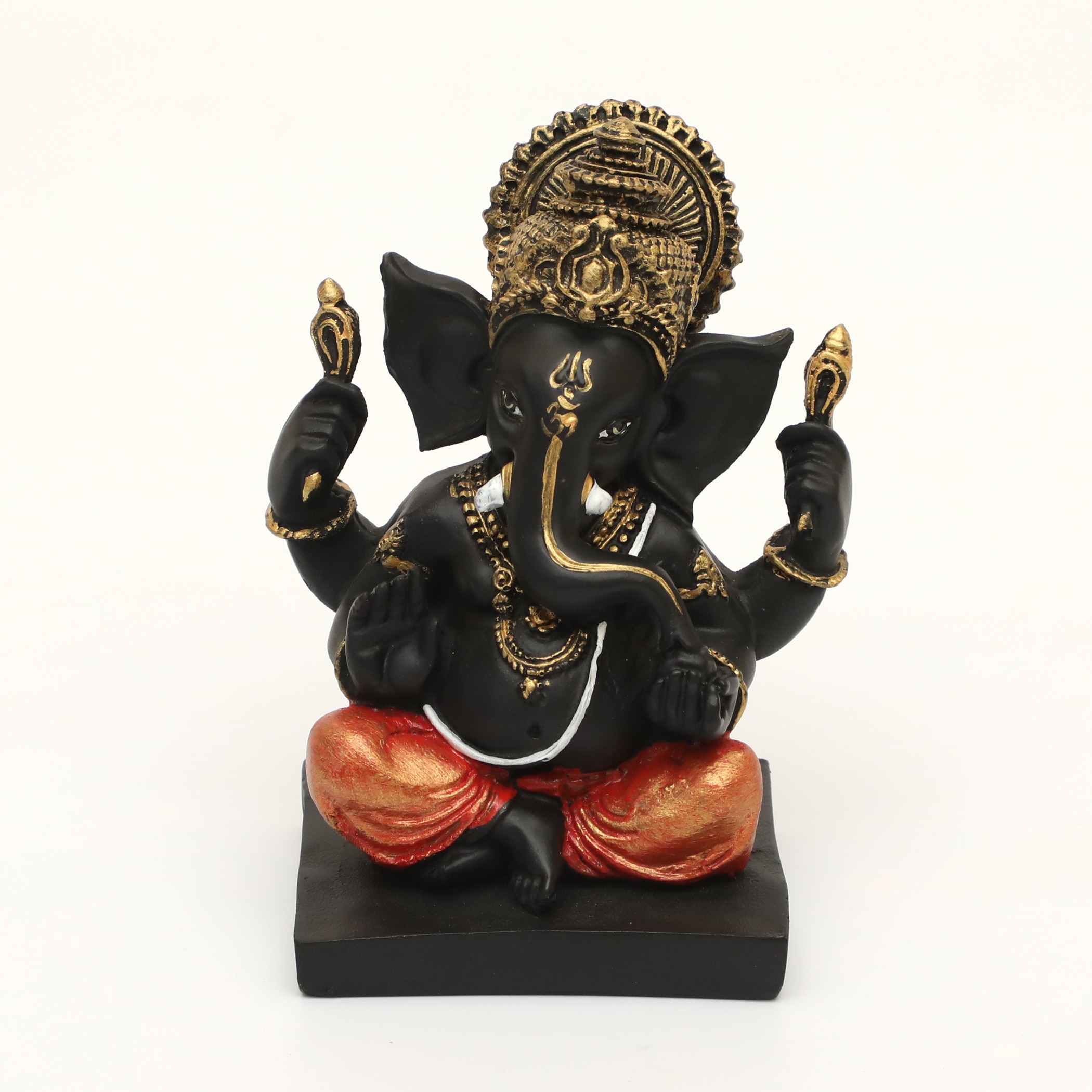 Bhupati Polyresin Figurine in Black Colour - Vedas