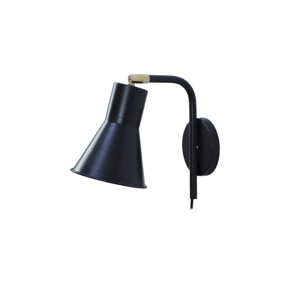 Gilbert Black Metal Wall Light