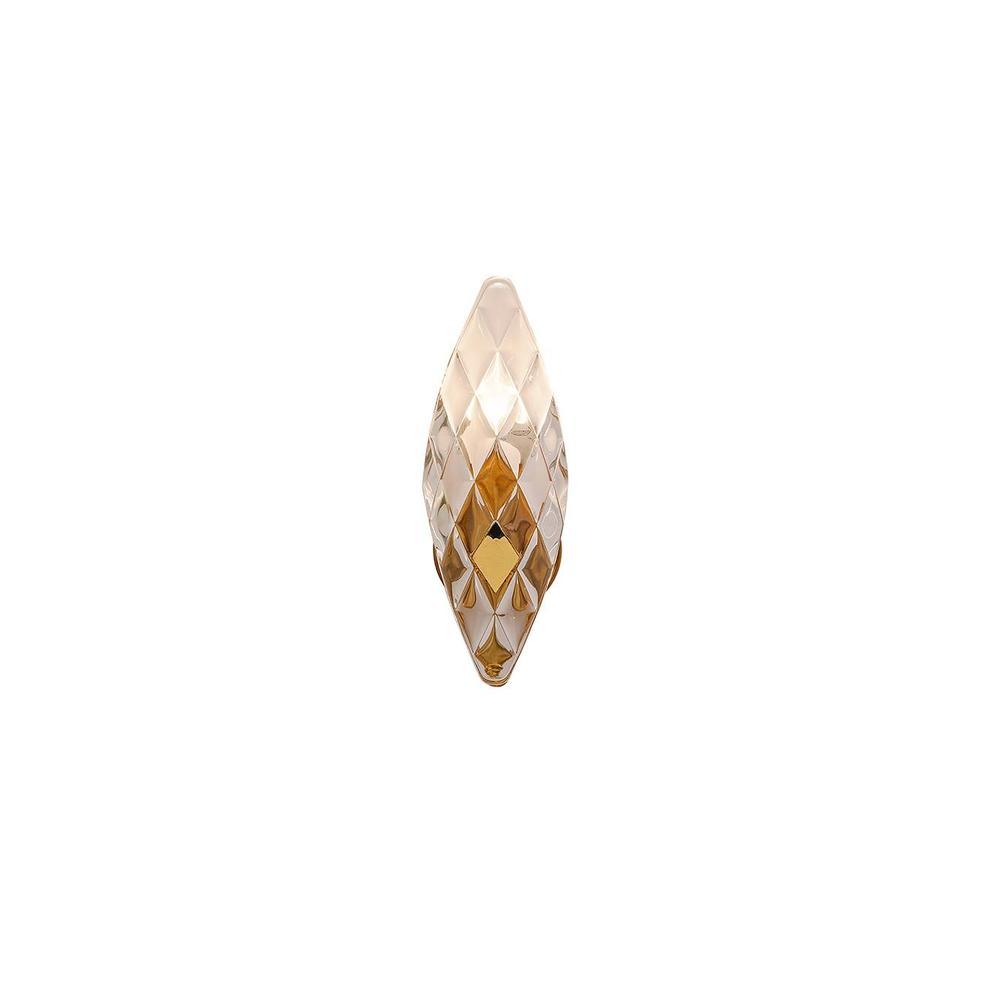 Midhope Metal and Glass Wall Light