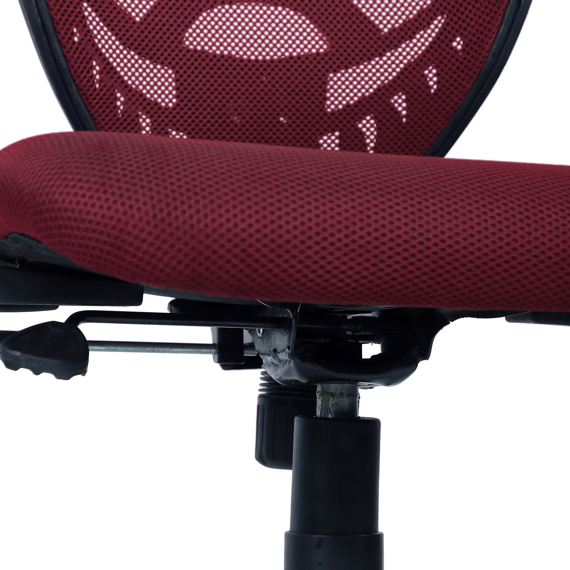 Odrione Low Back Ergonomic Chair in Maroon Colour