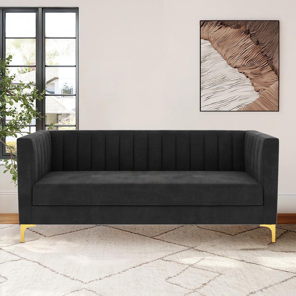 Loris Fabric Sofa - Grey