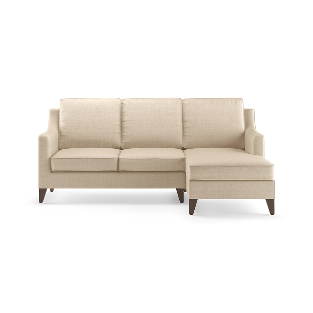 Abbey Sectional Sofa (Colour : Pearl, Cushion : Hard, Seater : Right Aligned 2 Seater + Right Aligned Chaise)