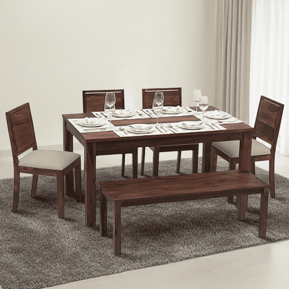 Arabia Oribi 6 Seater Dining Table With Capra Bench