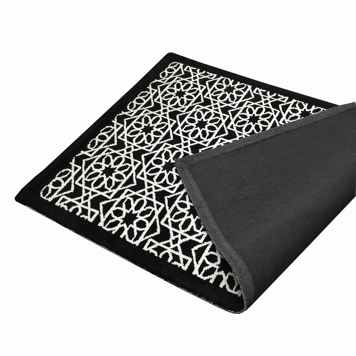 Multicolor Geometric Machine Made Polyester 2 X 5 Feet Carpet