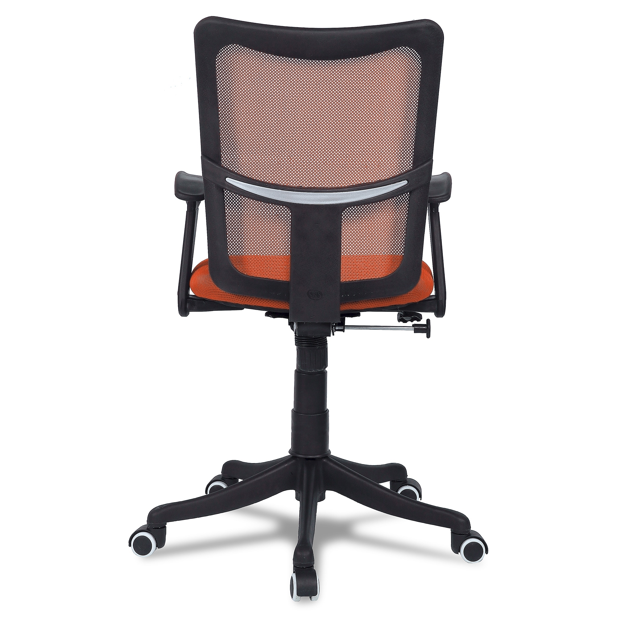 Eexcaeal Mid Back Ergonomic Chair in Orange Colour