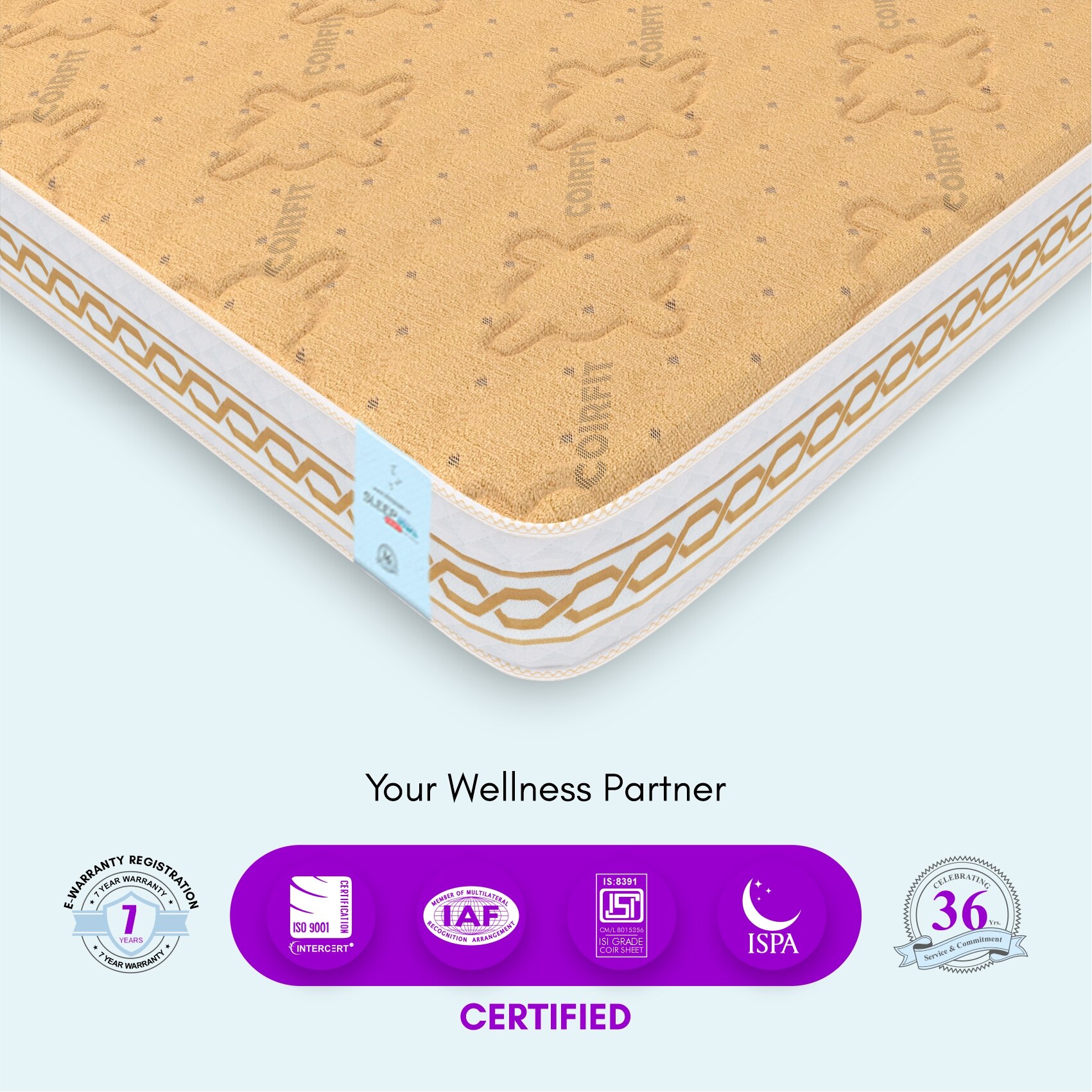 Pure Sleep Premium Orthopedic Pocket Spring Mattress