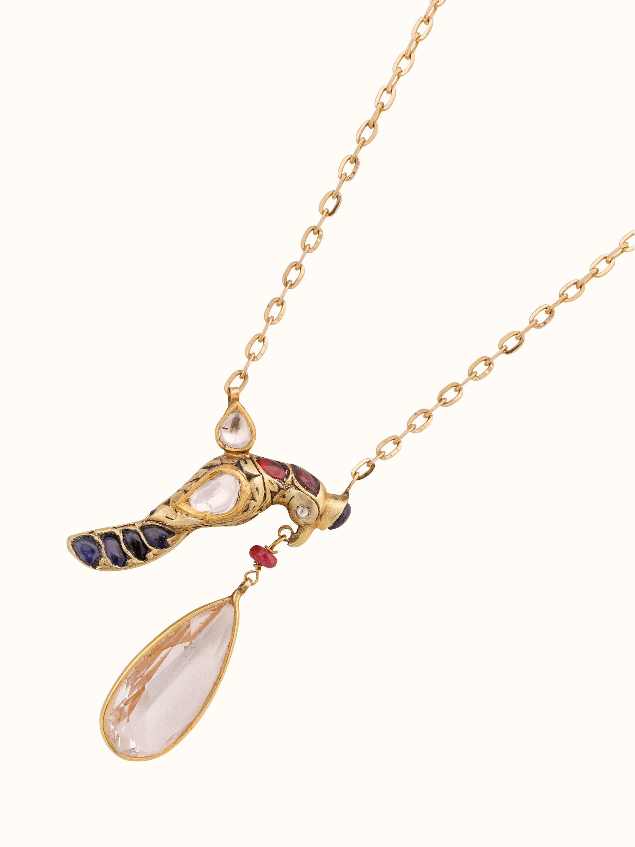 Partash 18 Karat Gold Pendant & Chain