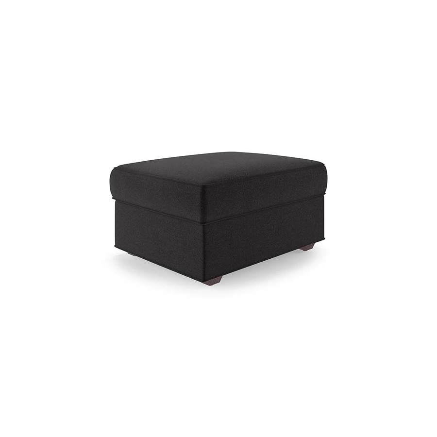 Apollo Compact Ottoman Fabric Sofa in Pebble Grey Colour - Urban Ladder