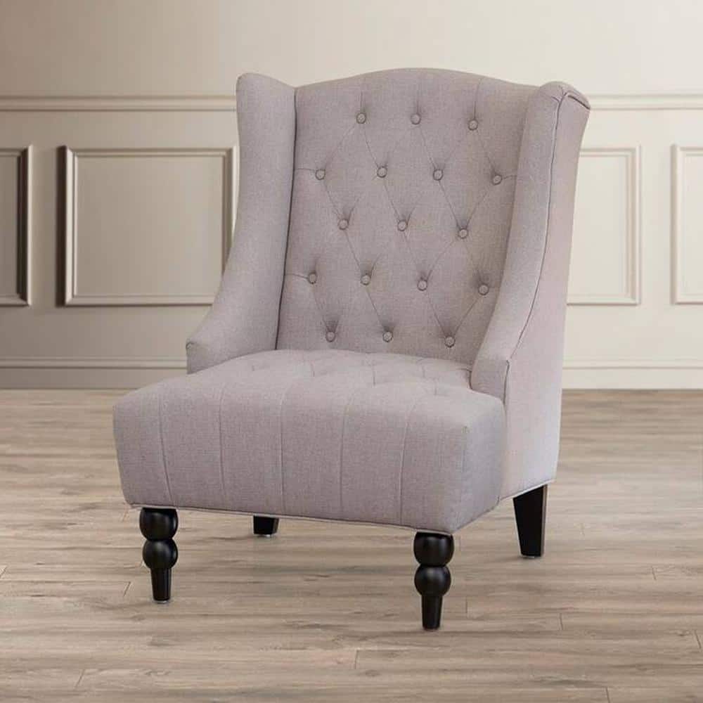 Denny Accent Chair in Grey Colour